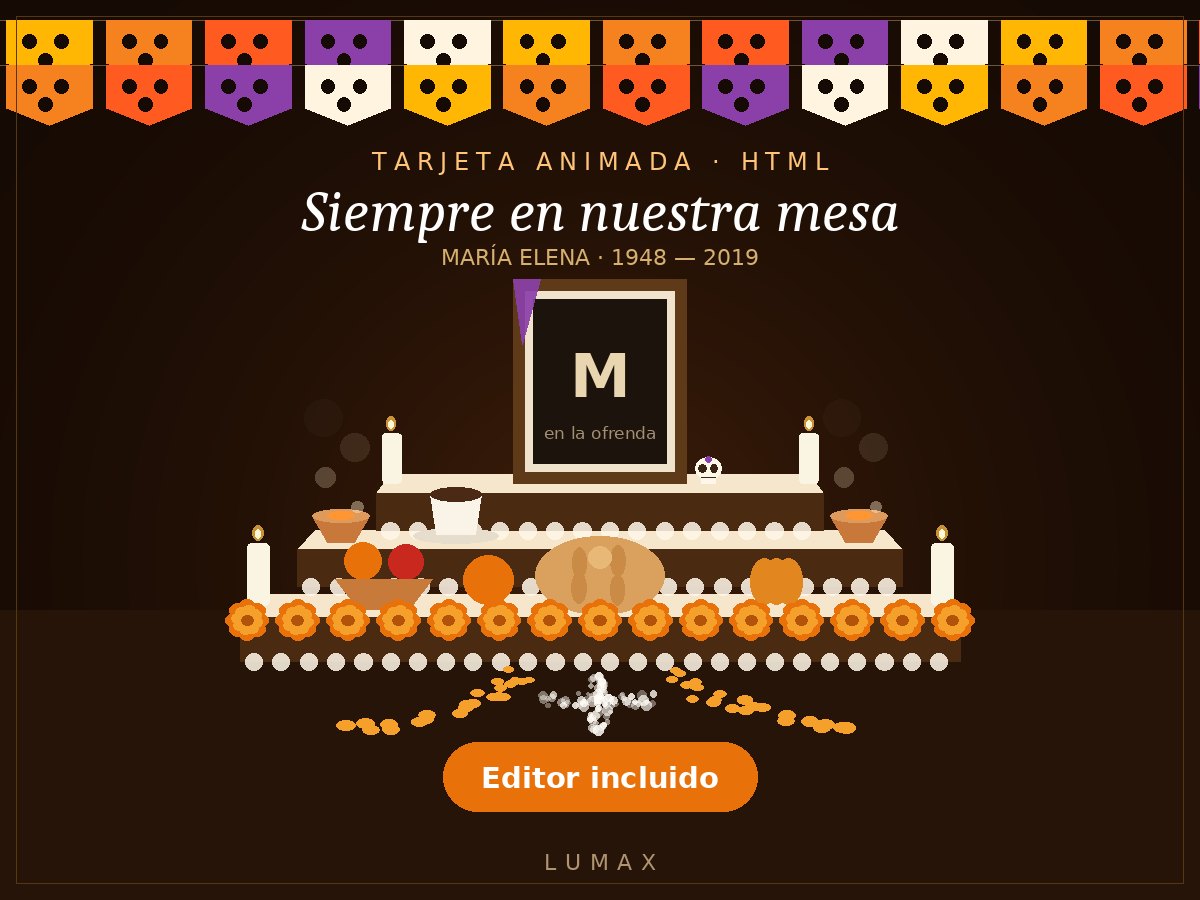 Vista de la tarjeta